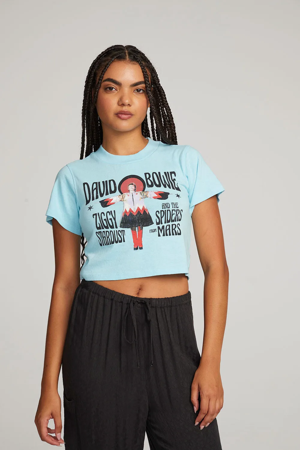 David Bowie Ziggy Stardust Crop Tee