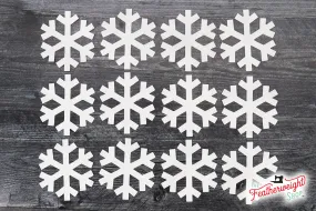 Diecuts, Prefused Sparkle Snowflakes (Set of 12)