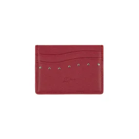 Dime MTL Studded Card Holder Red