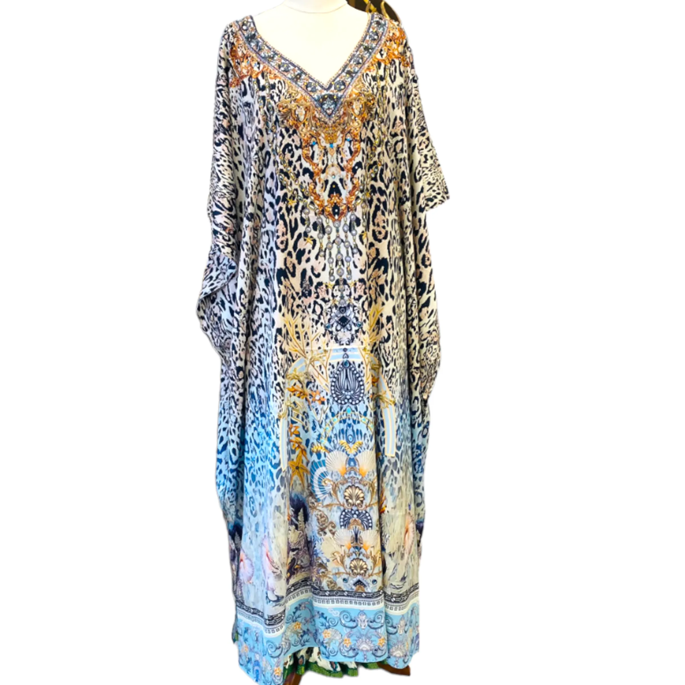 Diva Tigeress Embellished Maya kaftan AU 12-28