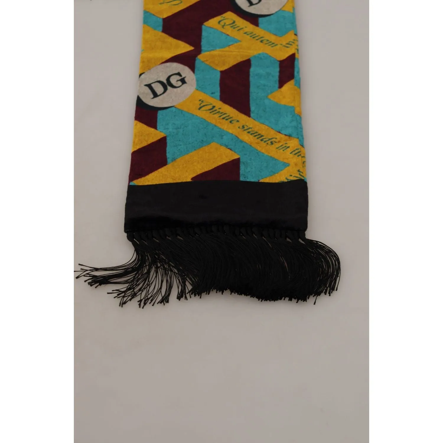 Dolce & Gabbana Elegant Multicolor Silk Blend Men's Scarf