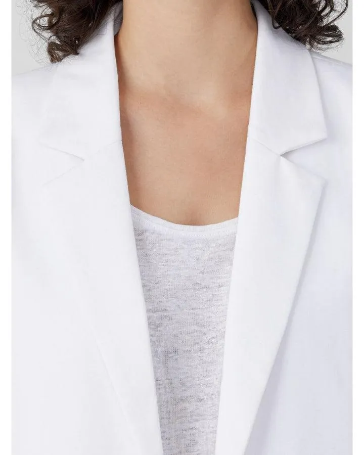 Eileen Fisher Cotton Blend Ponte Blazer