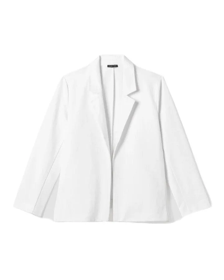 Eileen Fisher Cotton Blend Ponte Blazer