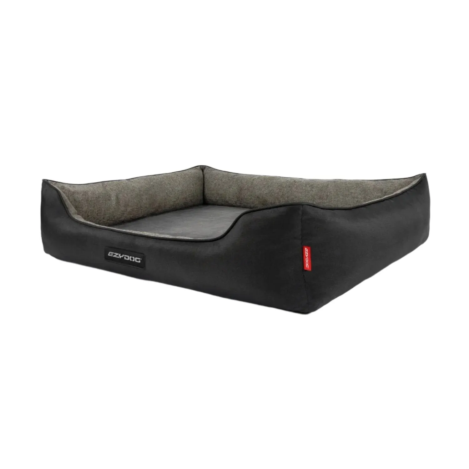 EzyDog 2 in 1 Ortho Smart Bed Charcoal / Black