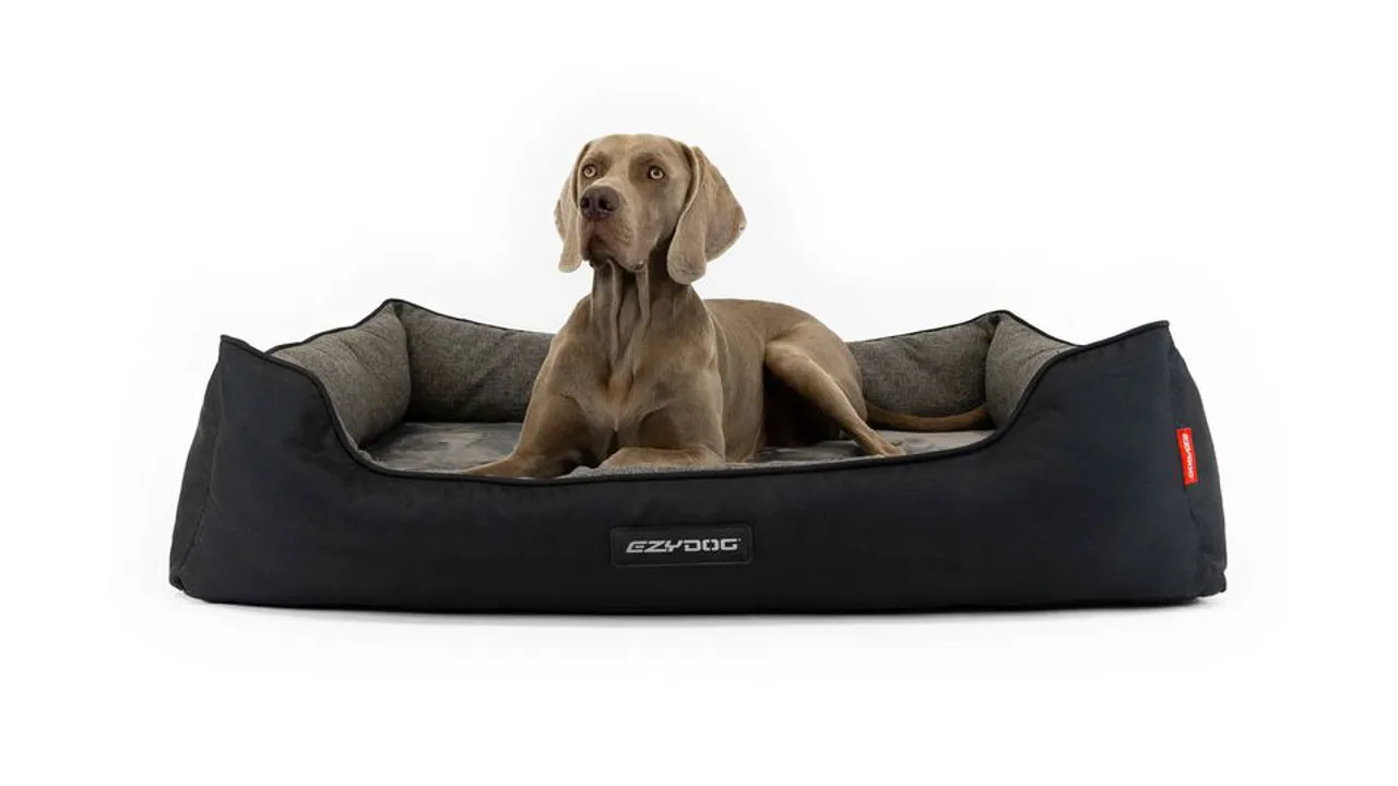 EzyDog 2in1 Ortho Smart Bed Charcoal/Black