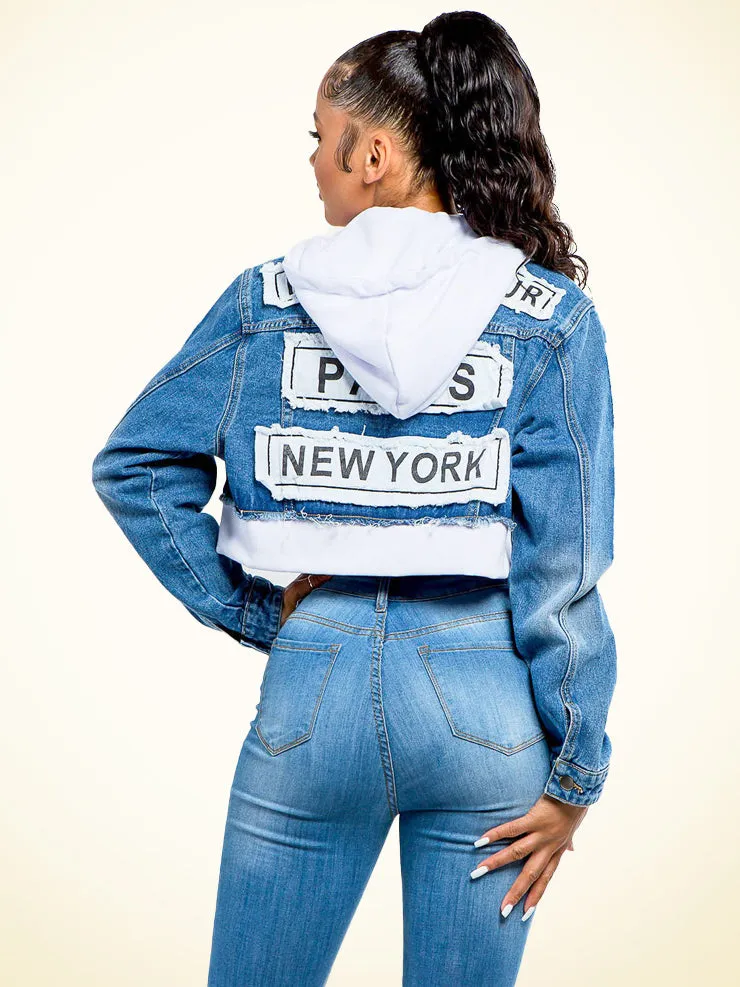 Fashion Tour Denim CROPPED Jacket