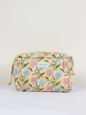 Floribunda Washbag, Buttermilk