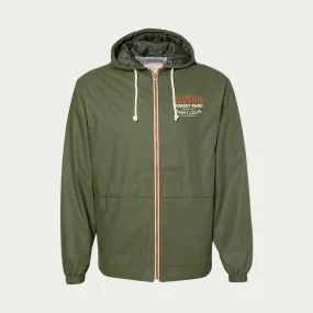 Forest Park Vintage Hooded Rain Jacket