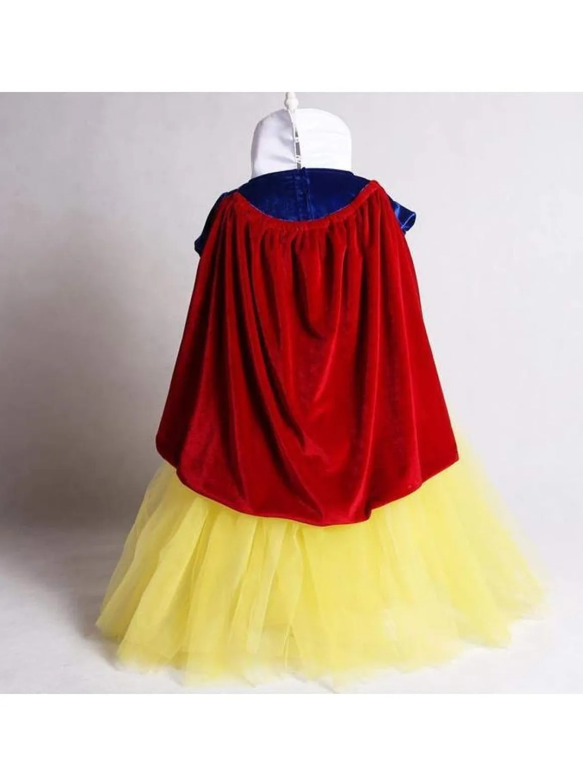 Girls Snow White Inspired Velvet Deluxe Costume