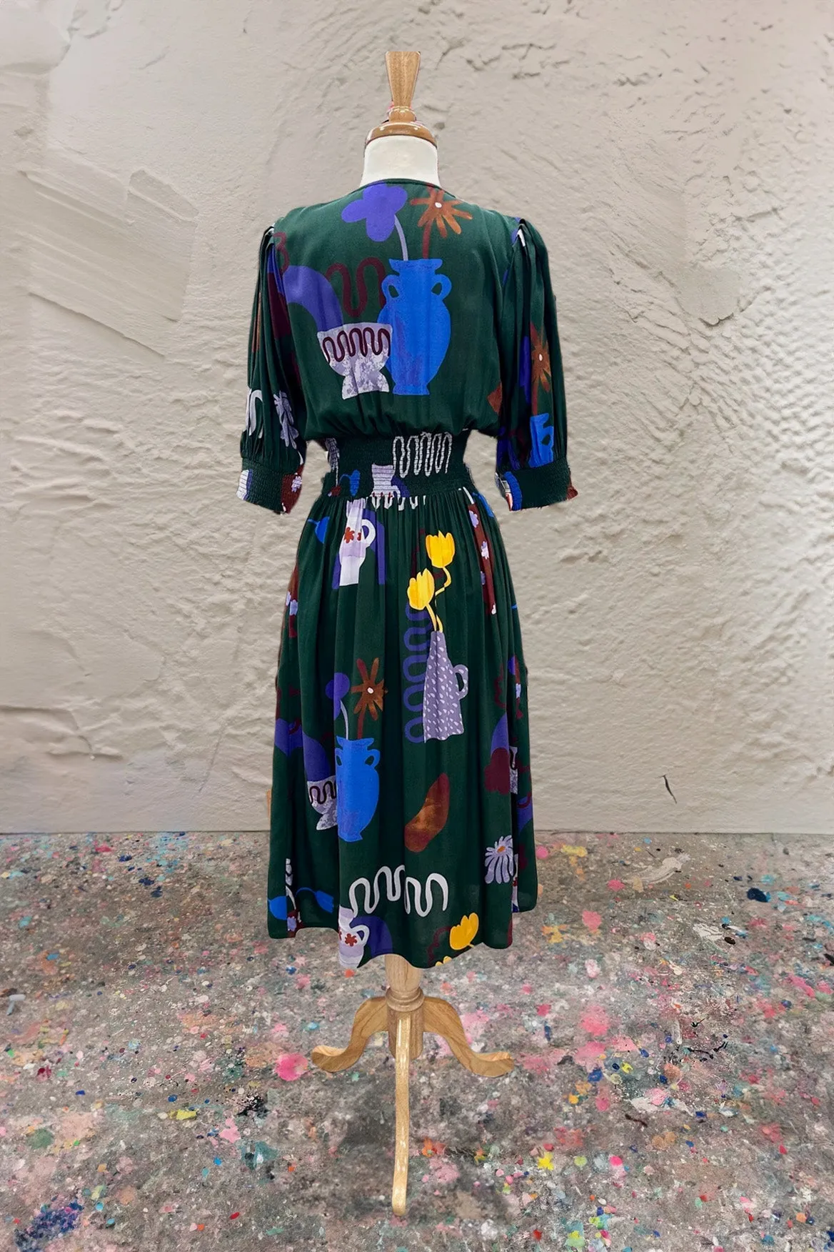 Gouache Wrap Dress