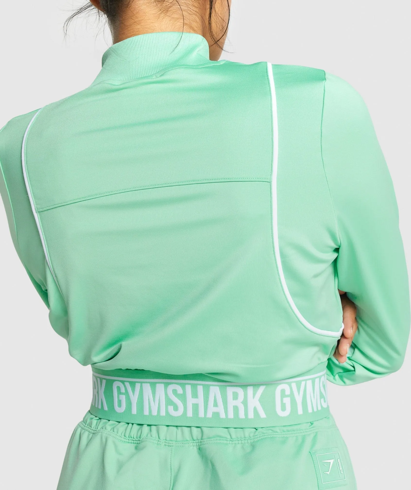 Gymshark Recess Track Top - Light Green