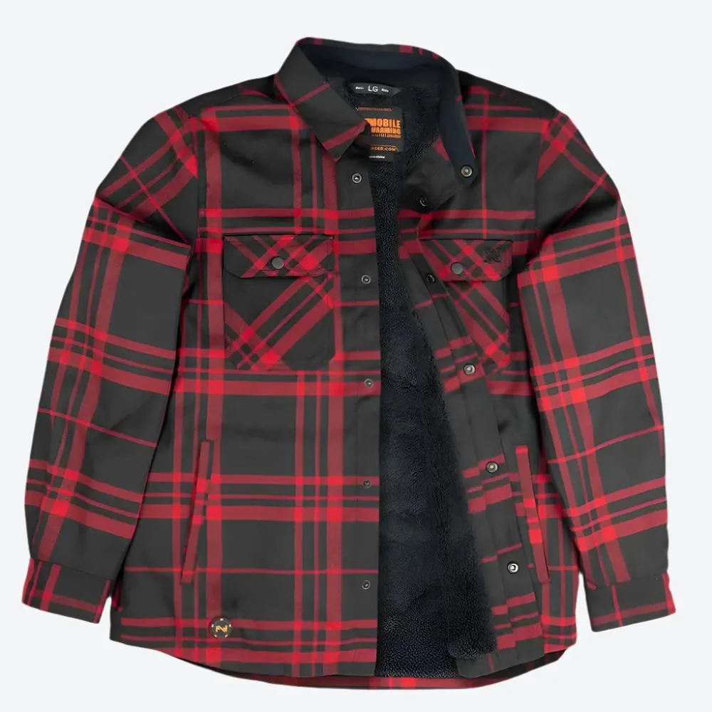 Heated Flannel Jacket Men's