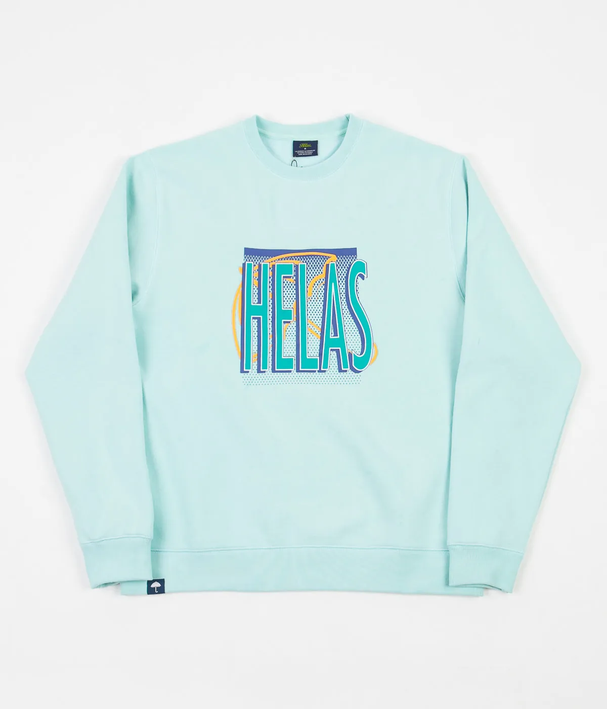 Helas Smash Crewneck Sweatshirt - Mint Green