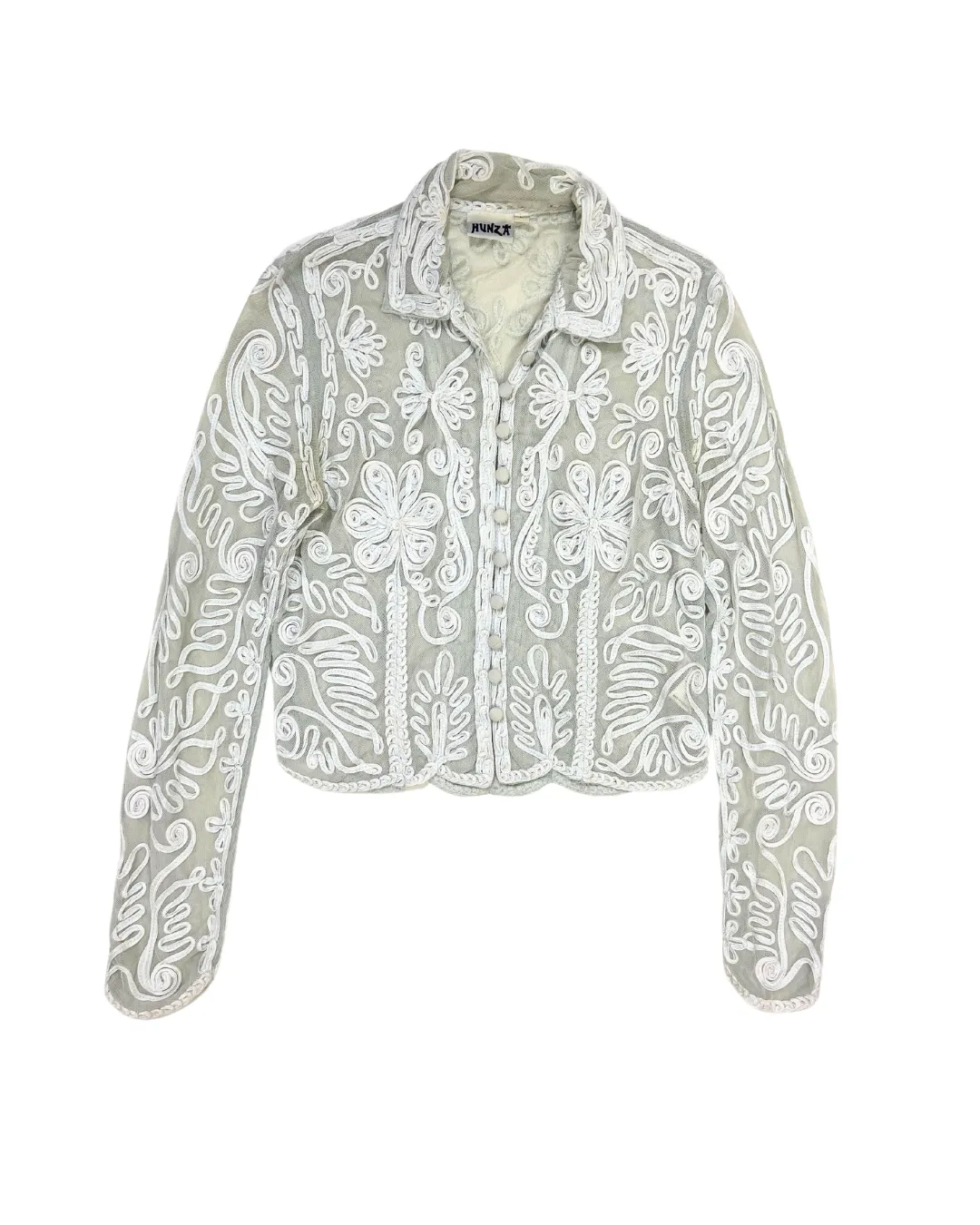 Hunza Grey Lace Shirt