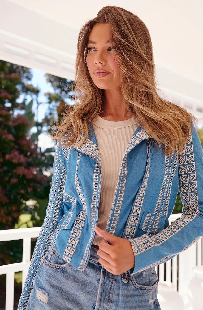 Jaase Bohemian Blues Azurite Jacket