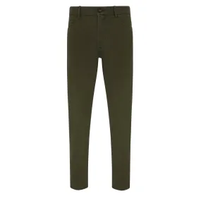 James Purdey Heavy Weight Cotton Trousers Winter Moss