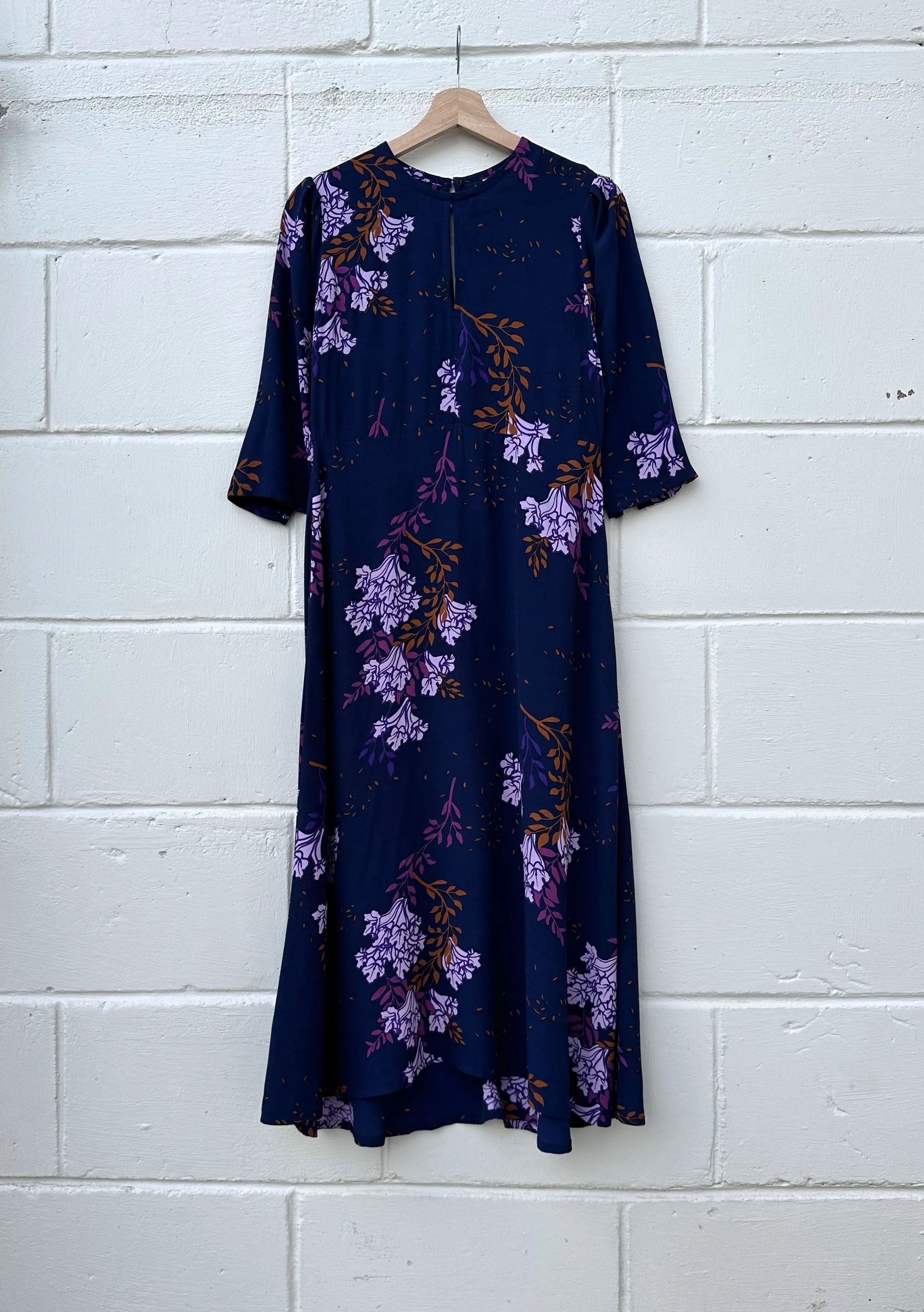 Janis Keyhole Dress, Jacaranda