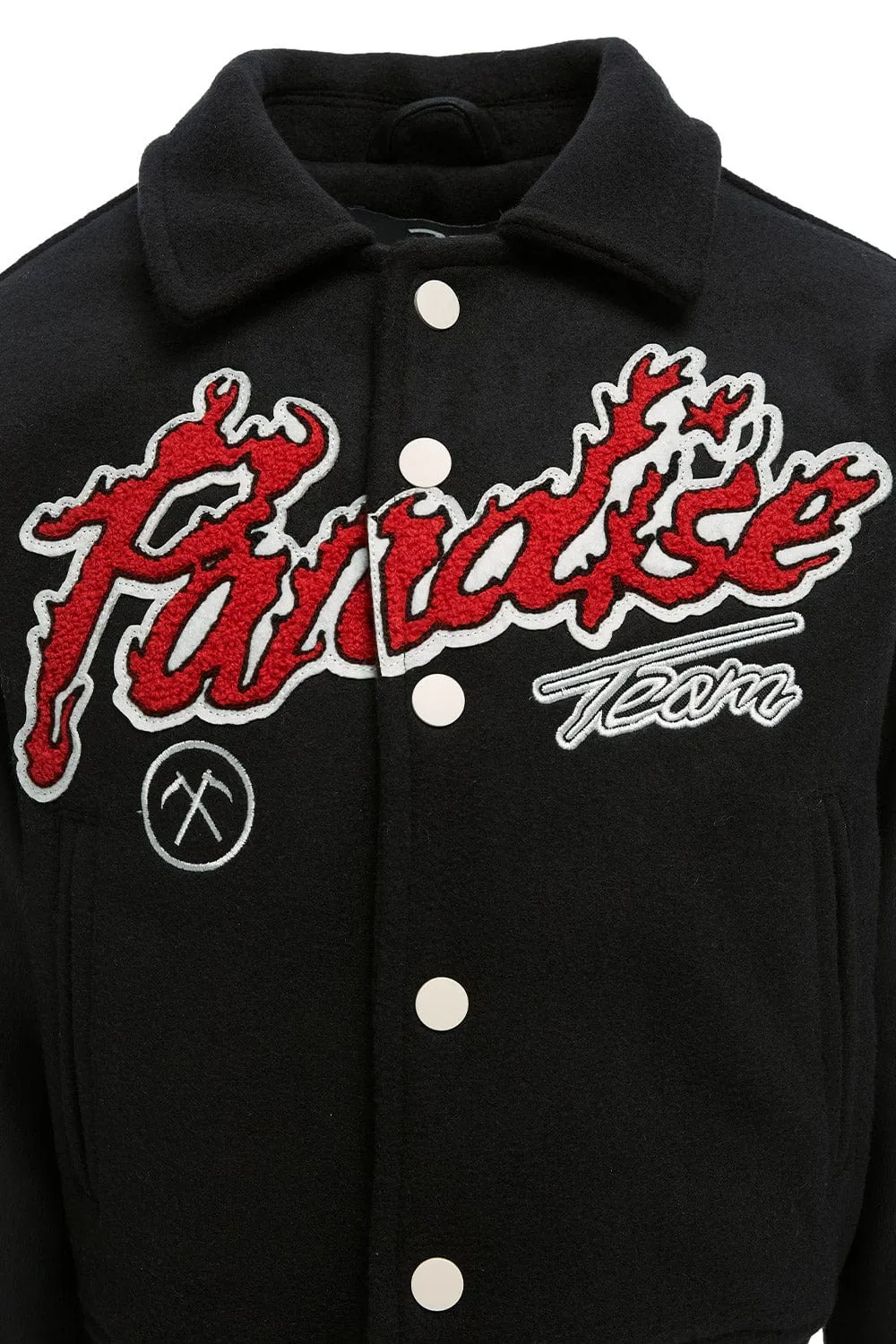 Kids Paradise Tour Varsity Jacket (Black)