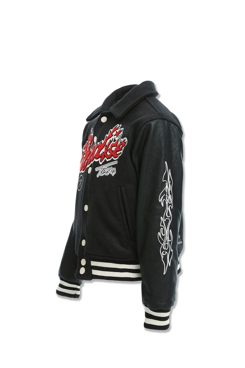 Kids Paradise Tour Varsity Jacket (Black)