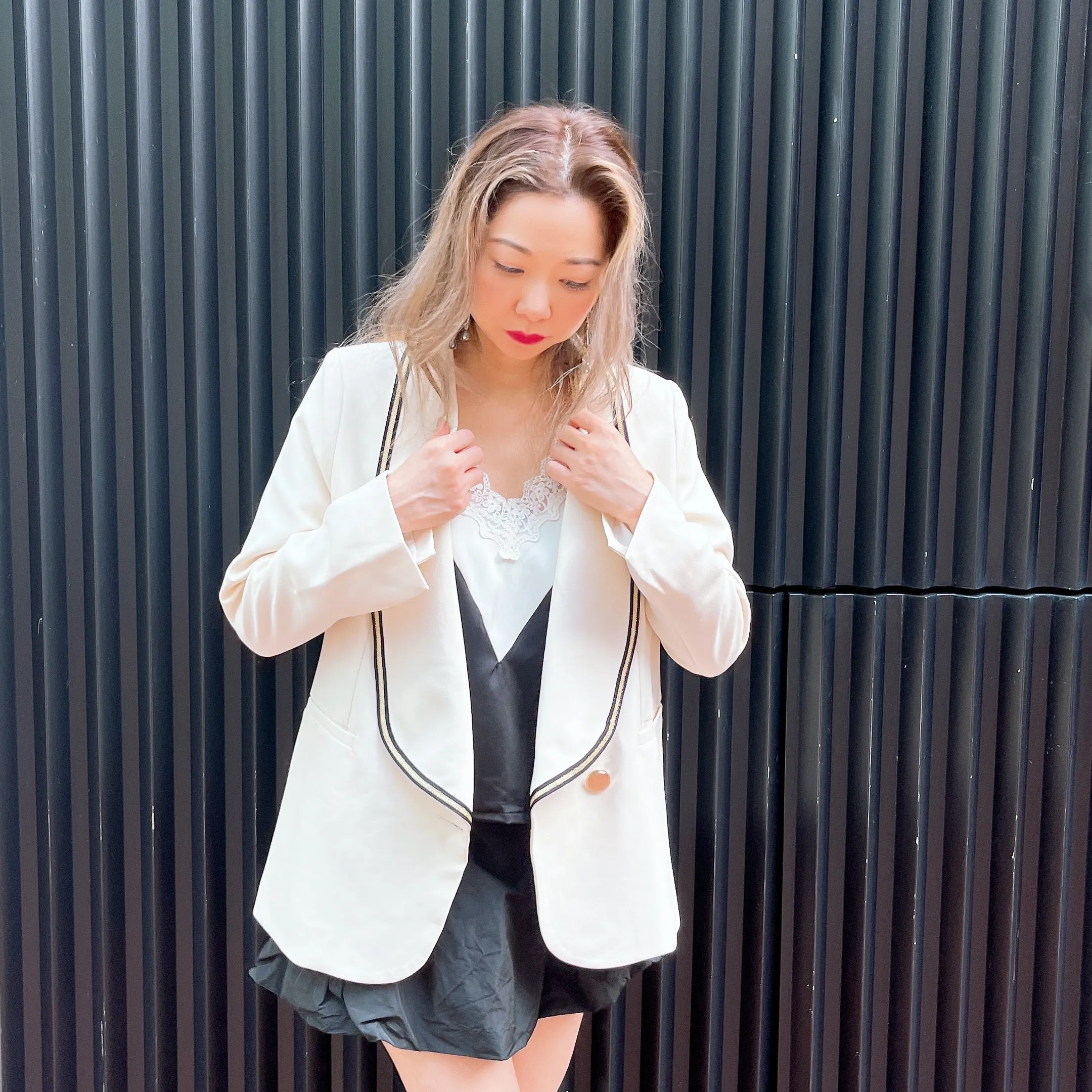 Large Collar Blazer