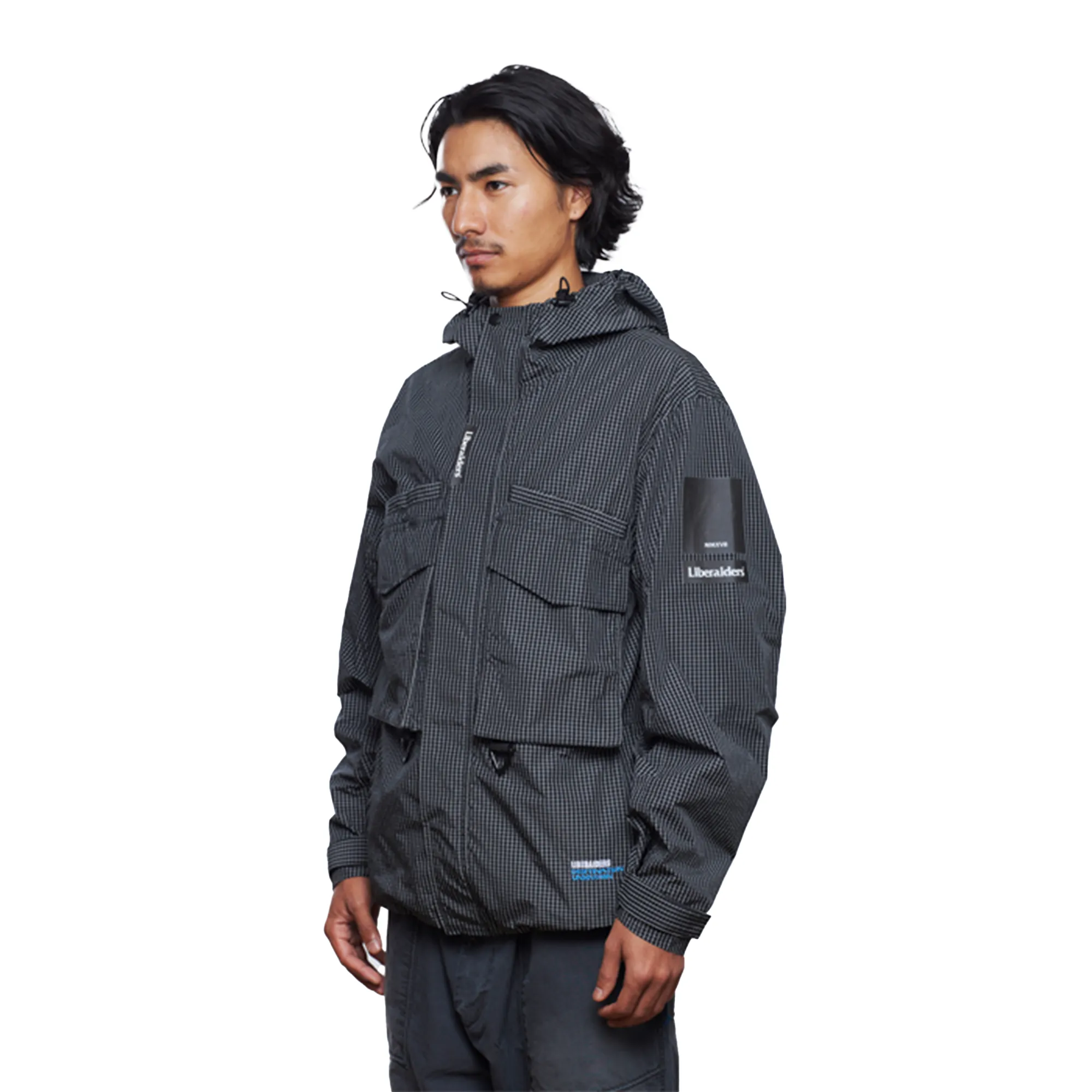 Liberaiders Grid Cloth Parka Black