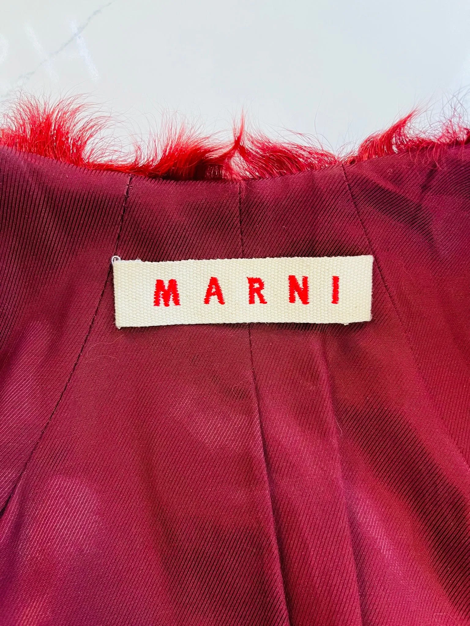 Marni Persian Lambskin Jacket. Size 40IT