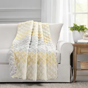 Medallion Ombre Reversible Throw