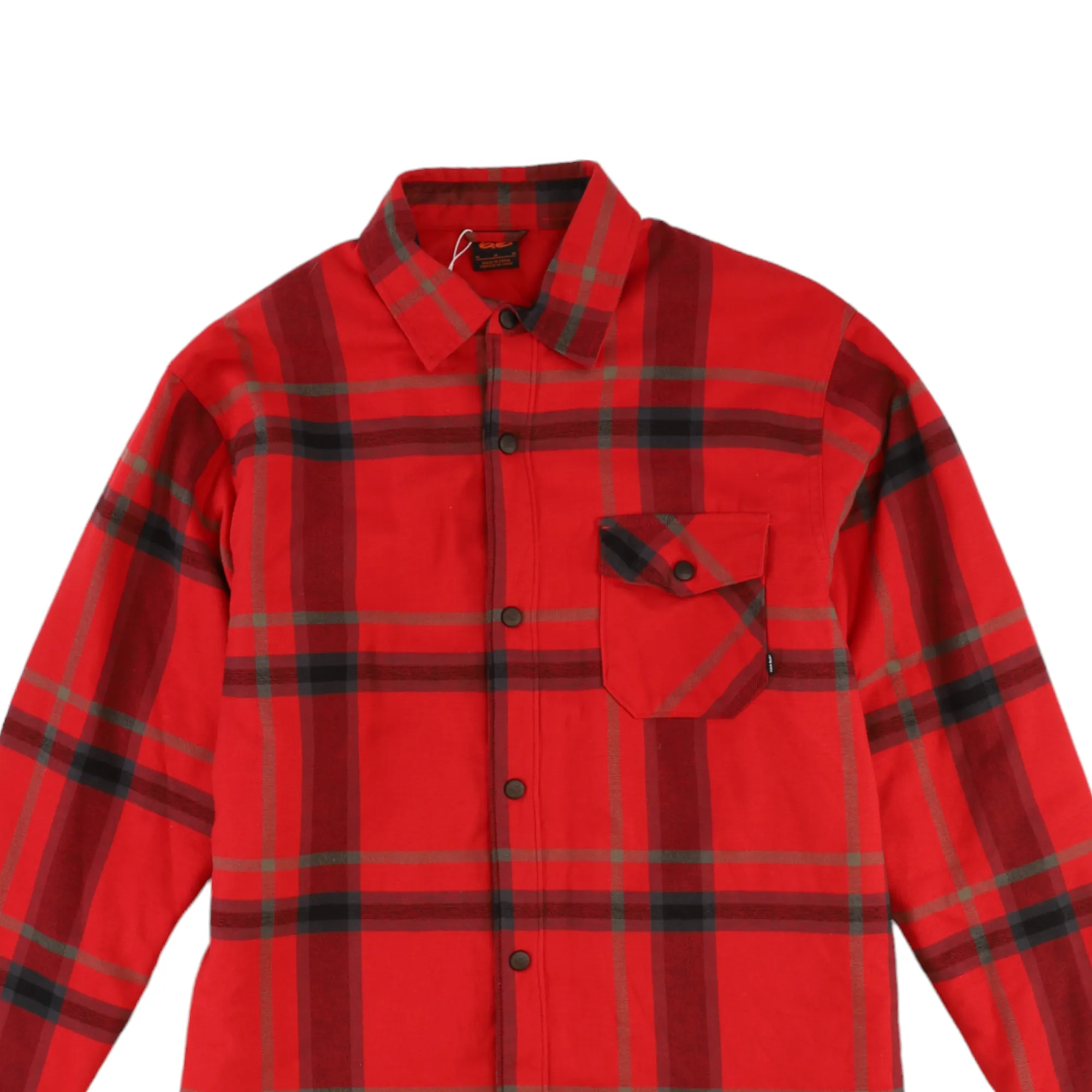 Men's 6.0 Quilted Flannel Jacket Red Size M