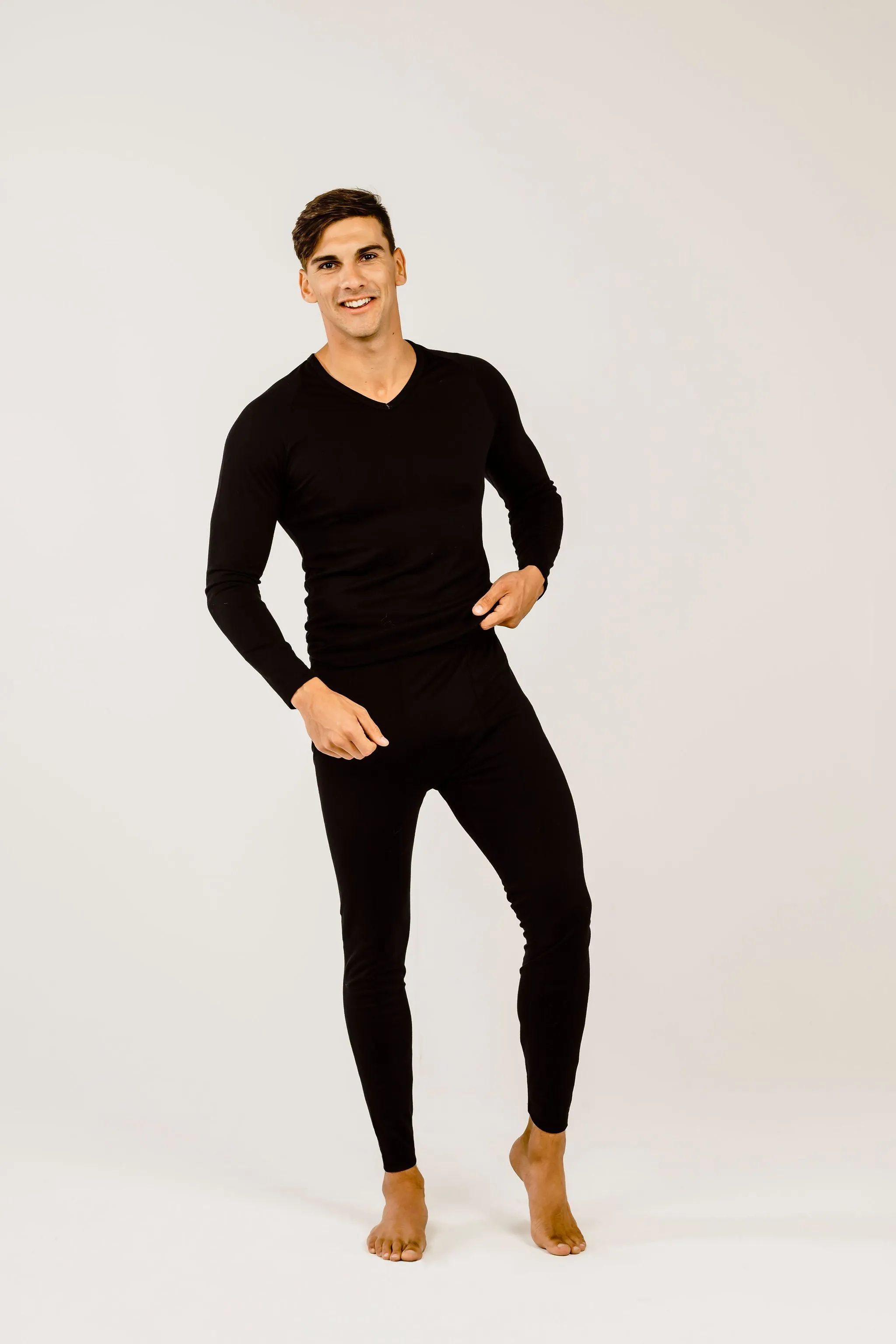 Mens Merino Wool Long John