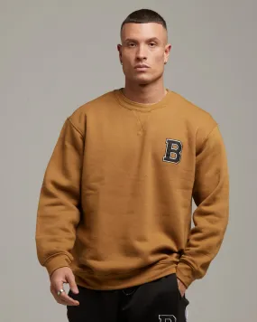 MIRNY MEN'S CREW NECK SWEATSHIRT | TOBACCO