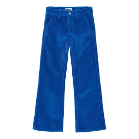 Molo Blue Corduroy Pants | electric blue