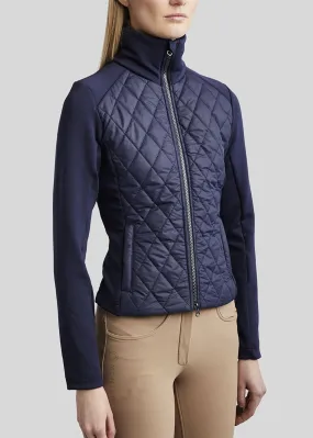 MoQuinn Quilted Hybrid Jacket - Navy