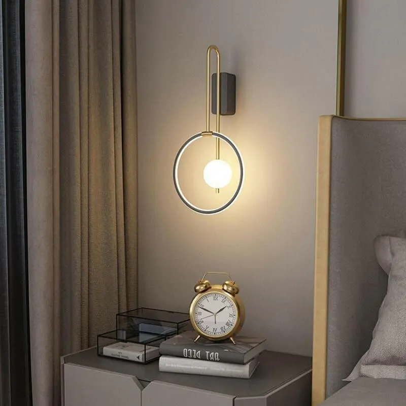 Nordic Glow - Modern LED Wall Sconce for Bedside, Living Room, and Staircase Lighting