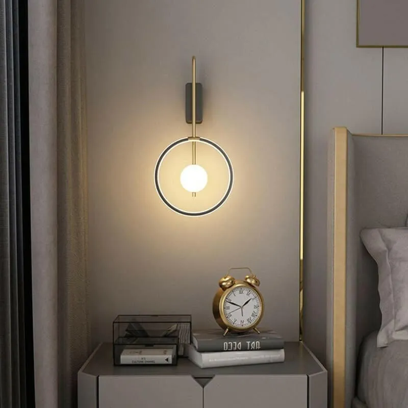 Nordic Glow - Modern LED Wall Sconce for Bedside, Living Room, and Staircase Lighting