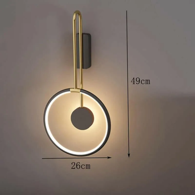 Nordic Glow - Modern LED Wall Sconce for Bedside, Living Room, and Staircase Lighting