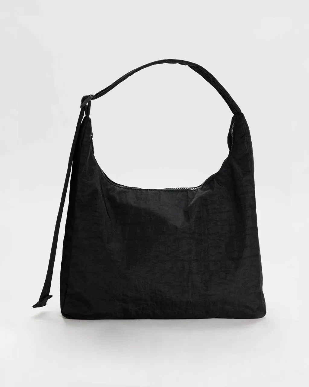 Nylon Shoulder Bag - Black