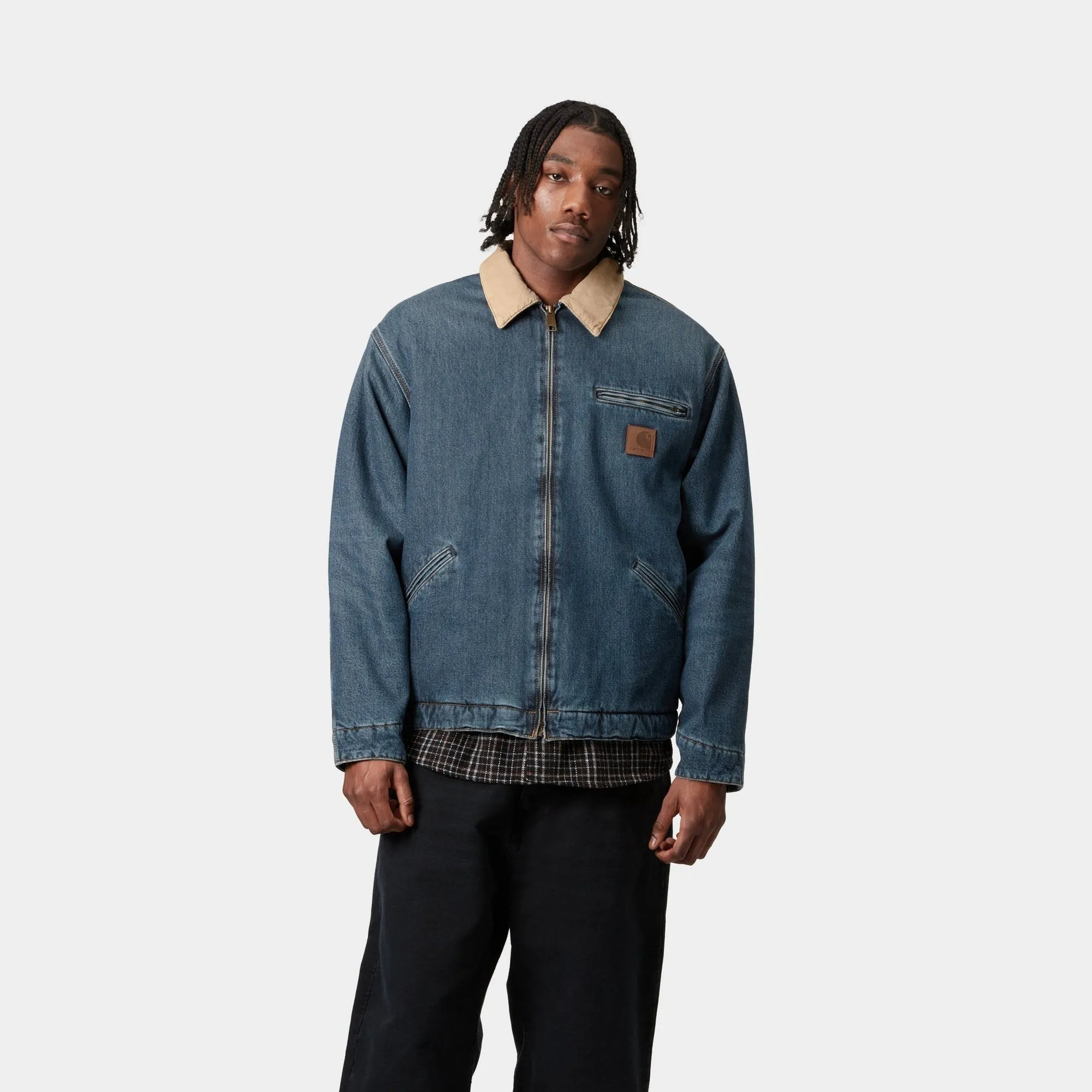 OG Detroit Jacket - Denim (Spring) | Blue / Dusty Hamilton Brown (worn used wash)