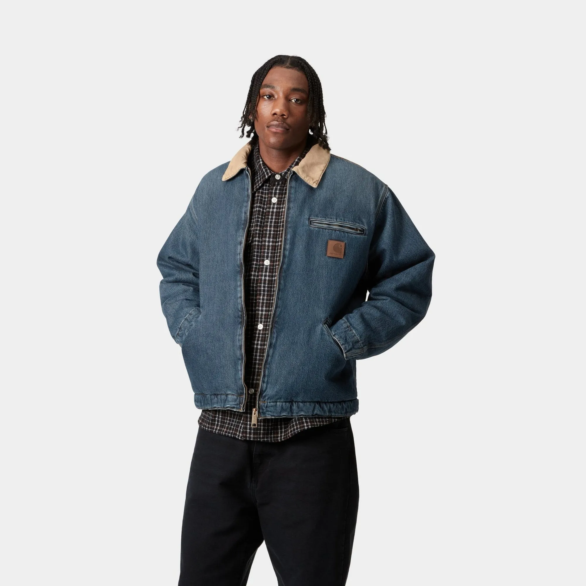 OG Detroit Jacket - Denim (Spring) | Blue / Dusty Hamilton Brown (worn used wash)