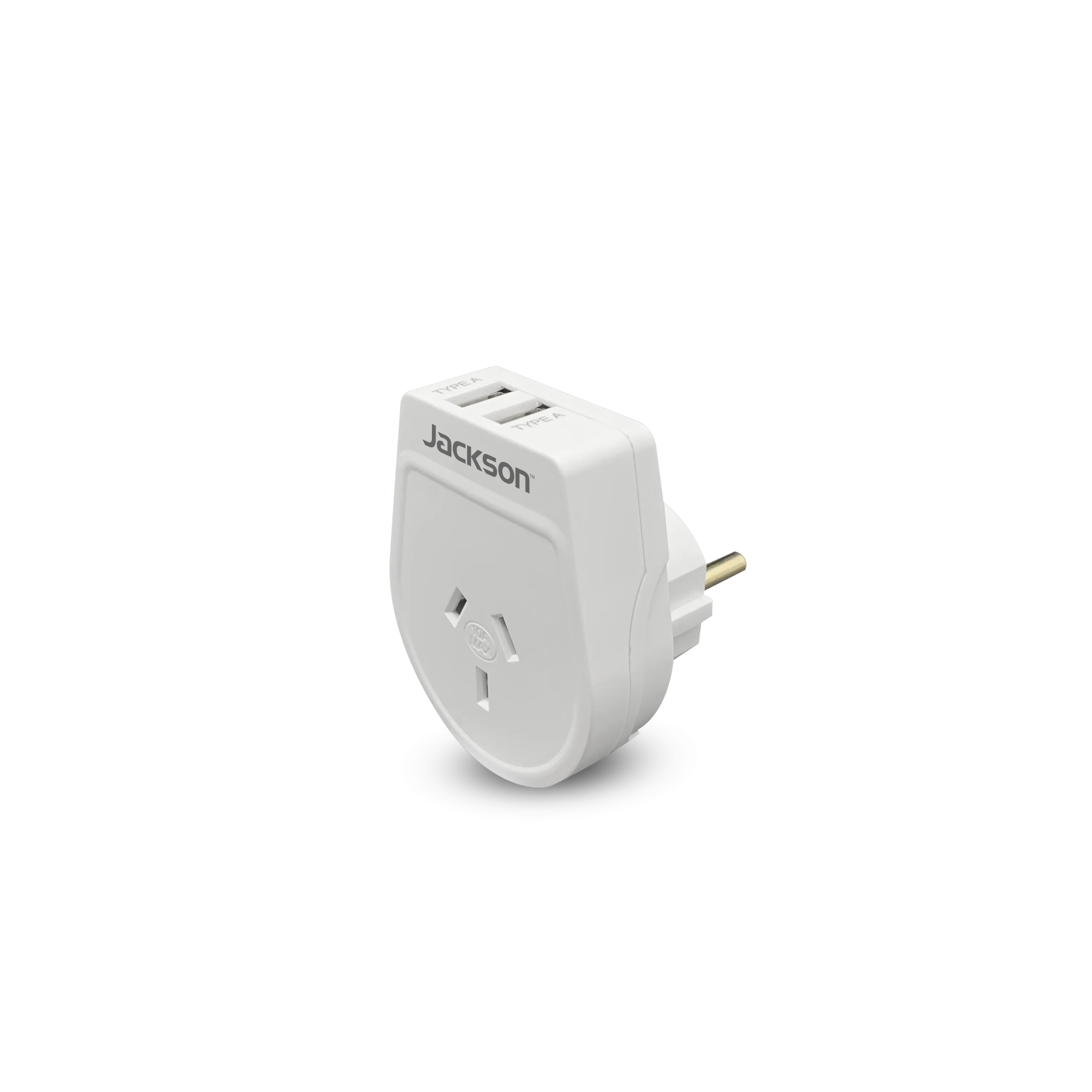 Outbound Slim USB-A Travel Adaptor - EU & Bali