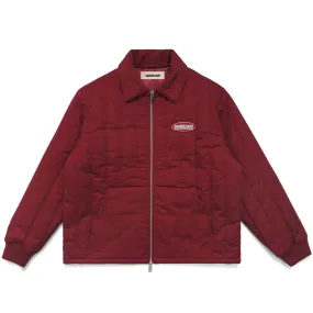 Oval Logo Quilted Mechanics Jacket Red - SS23