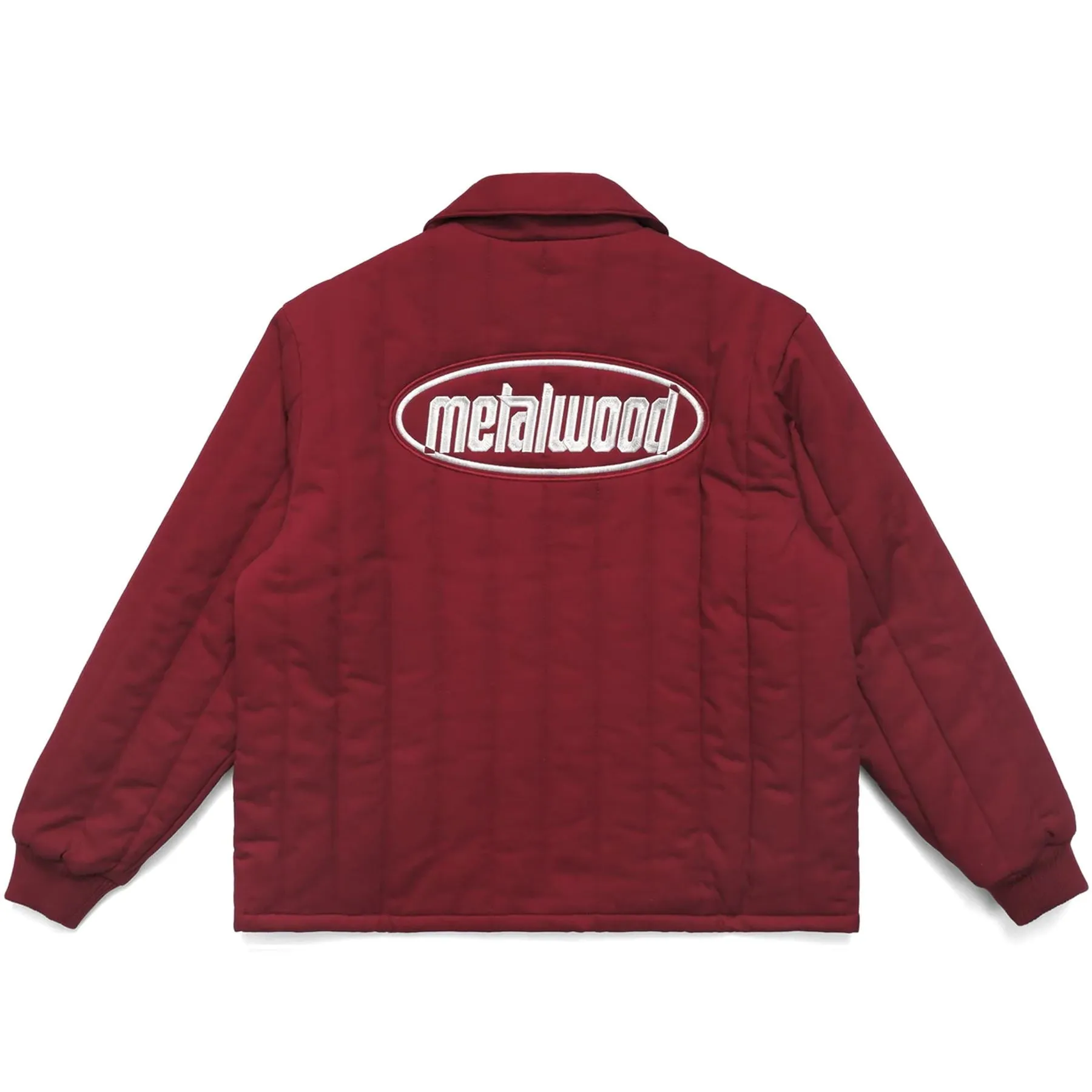 Oval Logo Quilted Mechanics Jacket Red - SS23