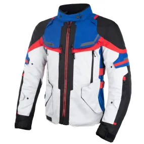 Oxford Rockland Men's Motorcycle Jacket Arctic black Red