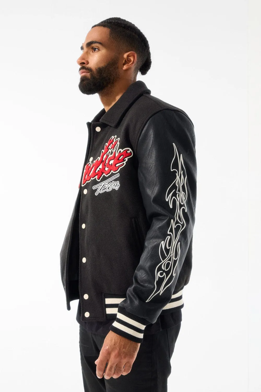 Paradise Tour Varsity Jacket (Black)