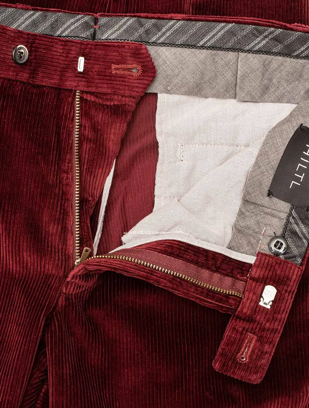 Parma Cord Chinos Red