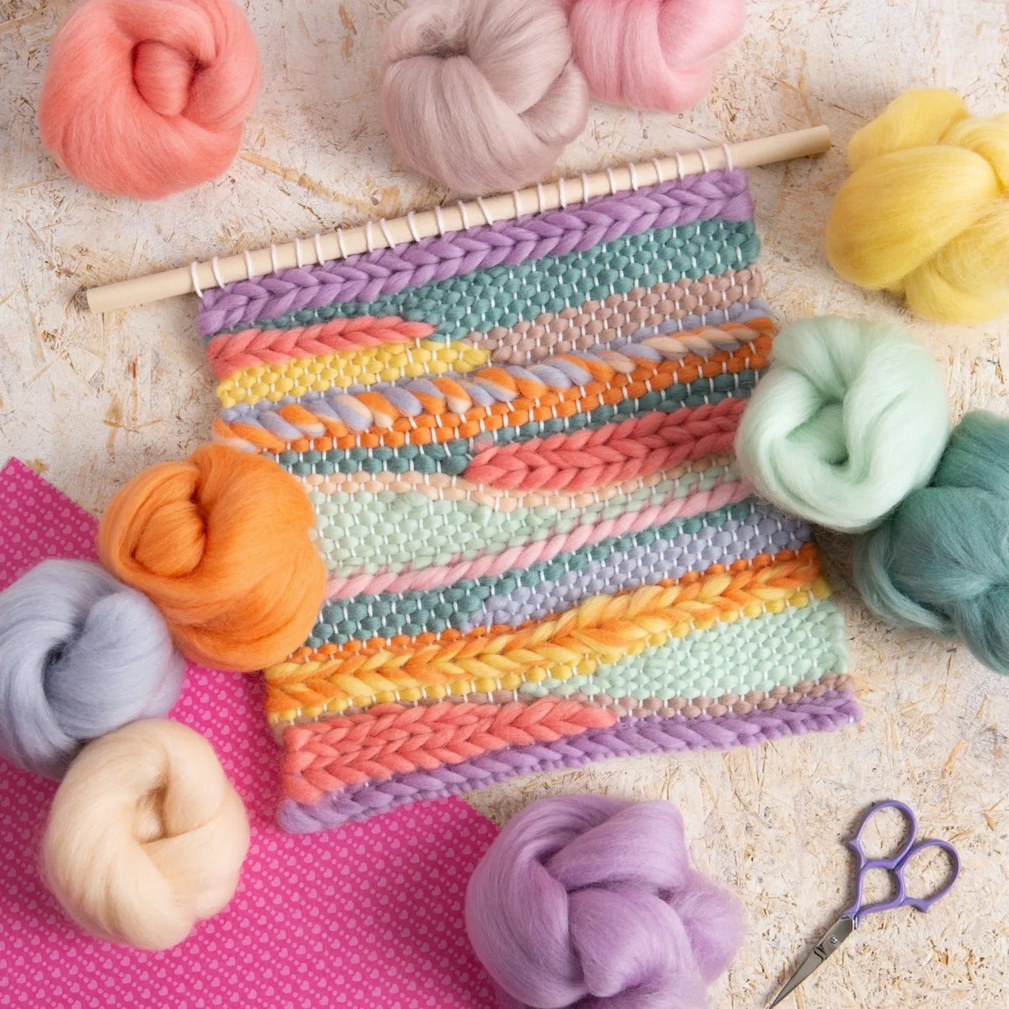 Pastels Wool Bundle