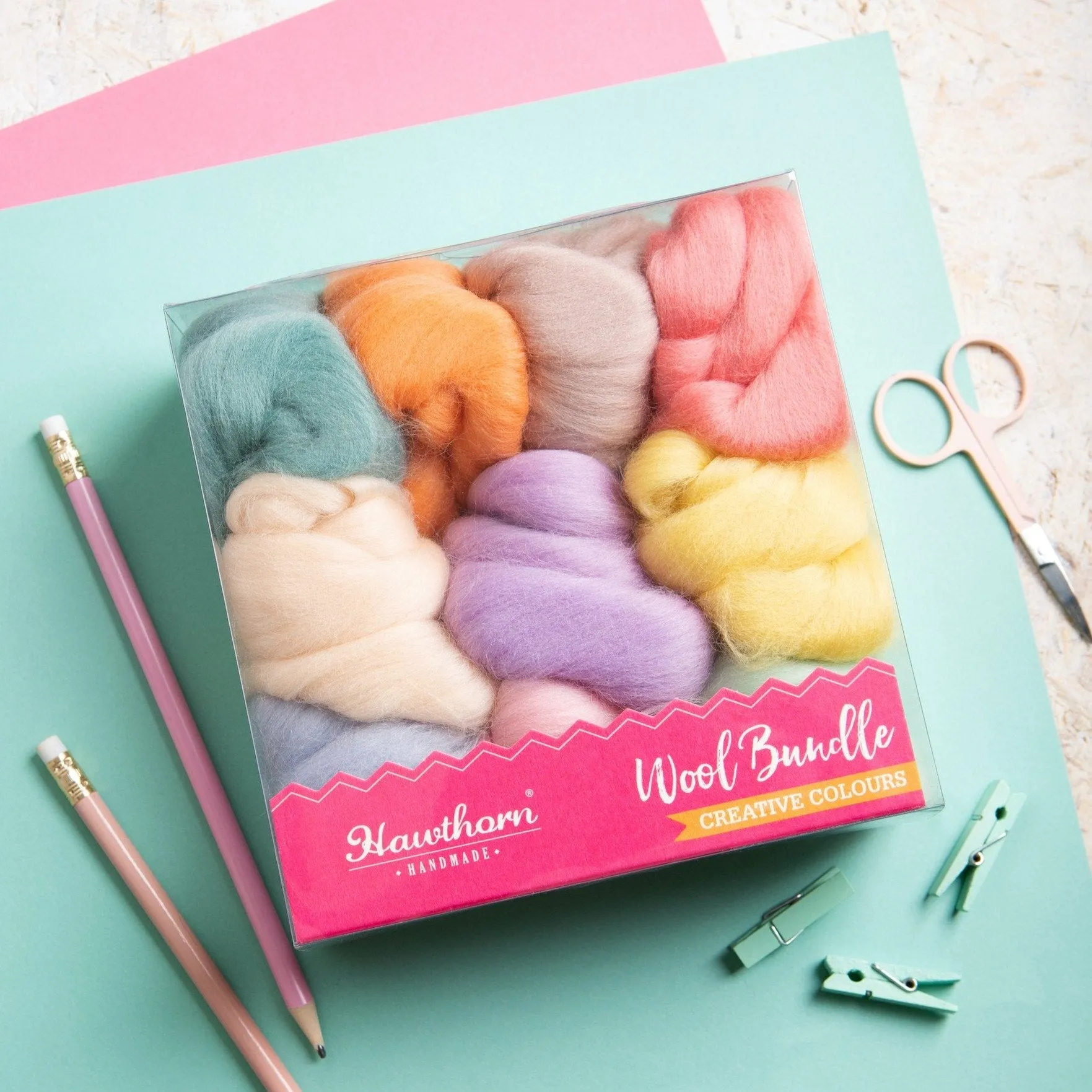 Pastels Wool Bundle