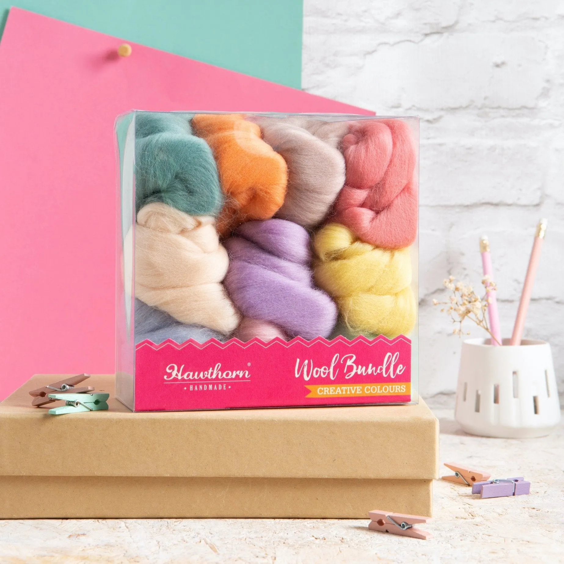 Pastels Wool Bundle