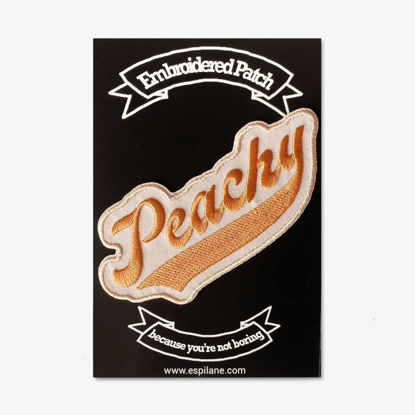 Peachy Iron On Patch