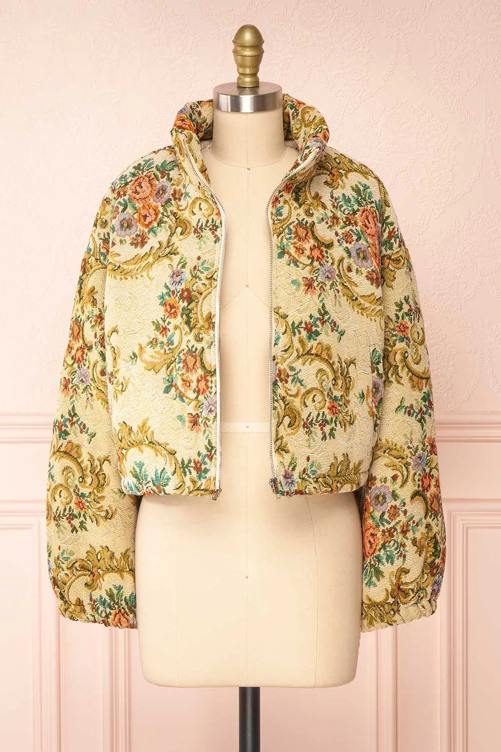 Peterbo | Cropped Jacquard Tapestry Jacket