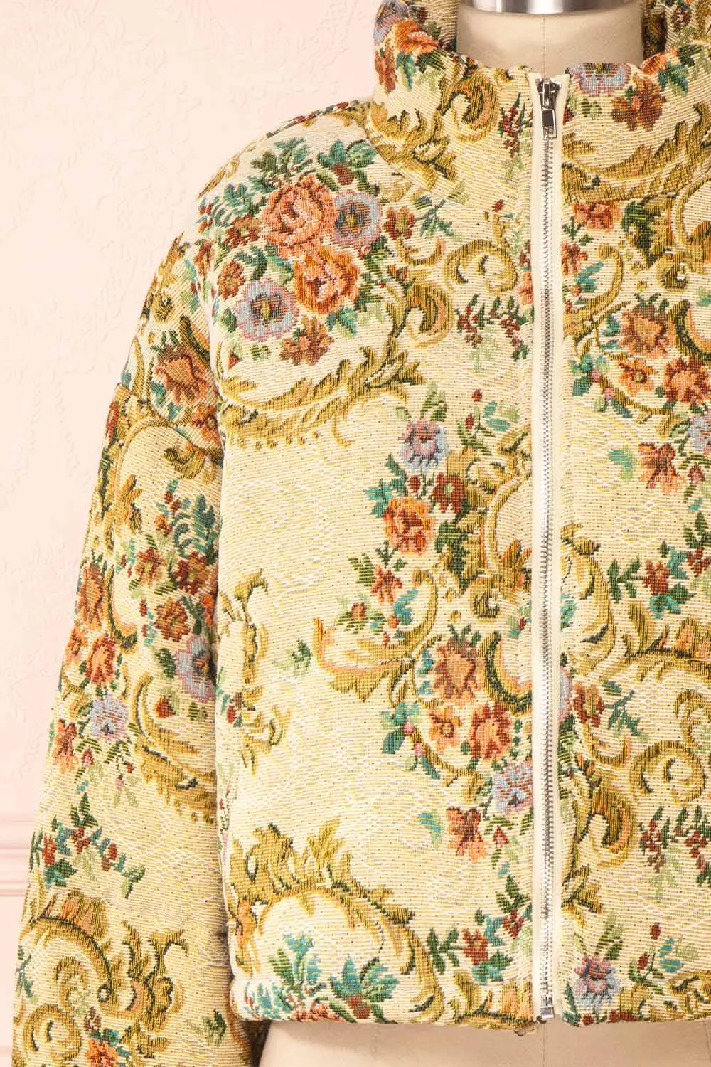 Peterbo | Cropped Jacquard Tapestry Jacket